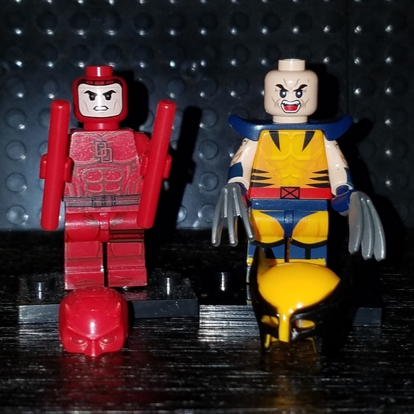 New Marvel Daredevil, Wolverine, Spiderman & Kingpin mini figures - Picture 2 of 8